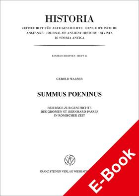 Walser |  Summus Poeninus | eBook | Sack Fachmedien
