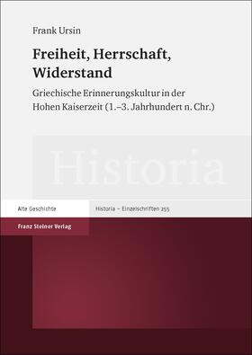 Ursin |  Ursin, F: Freiheit, Herrschaft, Widerstand | Buch |  Sack Fachmedien