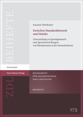 Oberholzer |  Zwischen Standarddeutsch und Dialekt | eBook | Sack Fachmedien