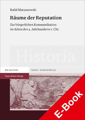 Matuszewski |  Räume der Reputation | eBook | Sack Fachmedien