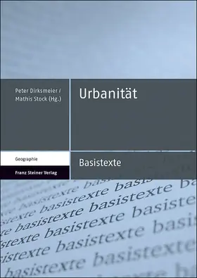 Dirksmeier / Stock |  Urbanität | Buch |  Sack Fachmedien