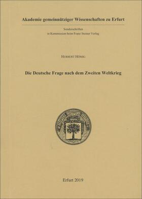 Hömig |  Die Deutsche Frage nach dem Zweiten Weltkrieg | Buch |  Sack Fachmedien