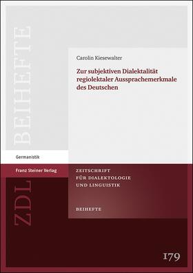 Kiesewalter |  Kiesewalter, C: Zur subjektiven Dialektalität regiolektaler | Buch |  Sack Fachmedien