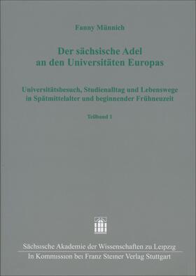 Münnich |  Der sächsische Adel an den Universitäten Europas | eBook | Sack Fachmedien
