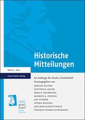 Elvert / Asche / Aschmann |  Historische Mitteilungen 31 (2019) | Buch |  Sack Fachmedien