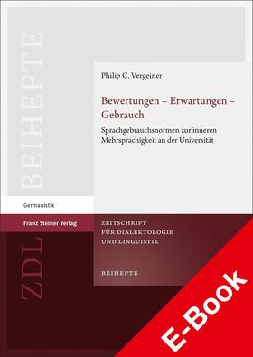 Vergeiner |  Bewertungen – Erwartungen – Gebrauch | eBook | Sack Fachmedien