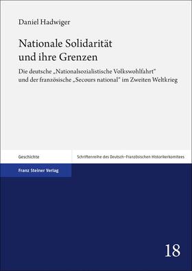 Hadwiger |  Nationale Solidarität und ihre Grenzen | Buch |  Sack Fachmedien