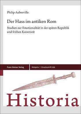 Aubreville |  Der Hass im antiken Rom | Buch |  Sack Fachmedien