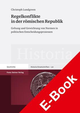 Lundgreen |  Regelkonflikte in der römischen Republik | eBook | Sack Fachmedien