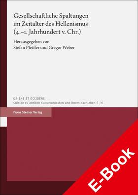 Pfeiffer / Weber |  Gesellschaftliche Spaltungen im Zeitalter des Hellenismus (4.–1. Jahrhundert v. Chr.) | eBook | Sack Fachmedien