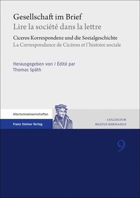 Späth |  Gesellschaft im Brief / Lire la société dans la lettre | Buch |  Sack Fachmedien