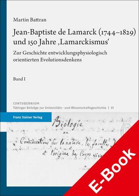 Battran |  Jean-Baptiste de Lamarck (1744–1829) und 150 Jahre 'Lamarckismus' | eBook | Sack Fachmedien