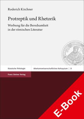 Kirchner |  Protreptik und Rhetorik | eBook | Sack Fachmedien