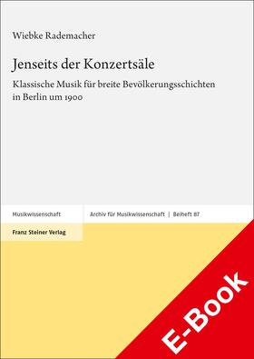 Rademacher |  Jenseits der Konzertsäle | eBook | Sack Fachmedien