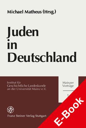 Matheus |  Juden in Deutschland | eBook | Sack Fachmedien