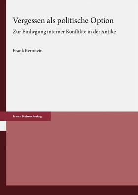 Bernstein |  Vergessen als politische Option | Buch |  Sack Fachmedien