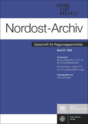 Nordost-Institut (IKGN) |  Nordost-Archiv 33 (2024) | Buch |  Sack Fachmedien