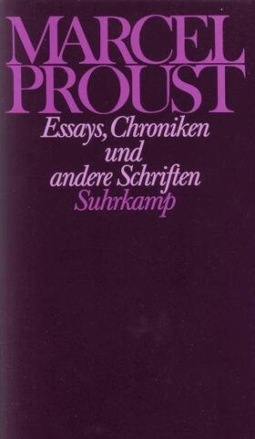 Proust / Keller |  Essays, Chroniken und andere Schriften | Buch |  Sack Fachmedien