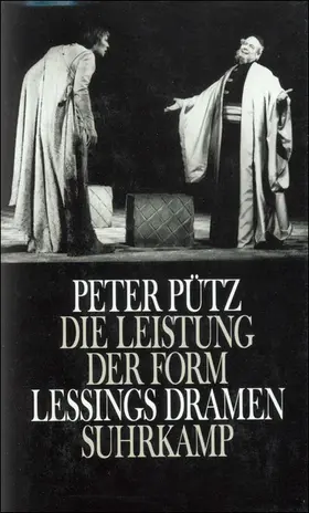 Pütz |  Die Leistung der Form. Lessings Dramen | Buch |  Sack Fachmedien