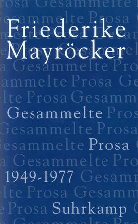 Mayröcker / Beyer |  Gesammelte Prosa 1 | Buch |  Sack Fachmedien