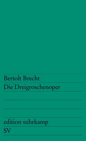 Brecht |  Die Dreigroschenoper | Buch |  Sack Fachmedien