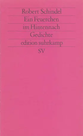 Schindel |  Ein Feuerchen im Hintennach | Buch |  Sack Fachmedien