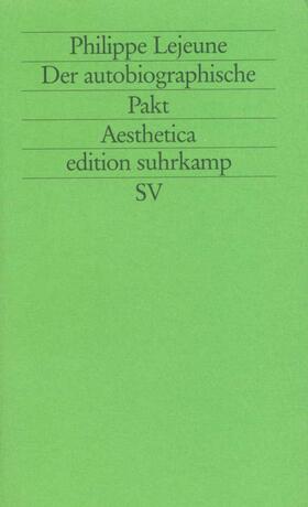 Lejeune / Bohrer |  Der autobiographische Pakt | Buch |  Sack Fachmedien