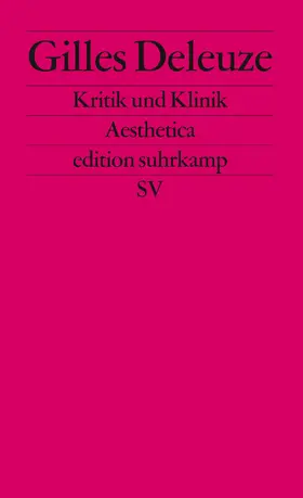 Deleuze |  Kritik und Klinik | Buch |  Sack Fachmedien