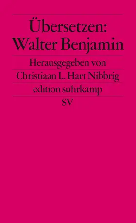 Hart Nibbrig |  Übersetzen: Walter Benjamin | Buch |  Sack Fachmedien