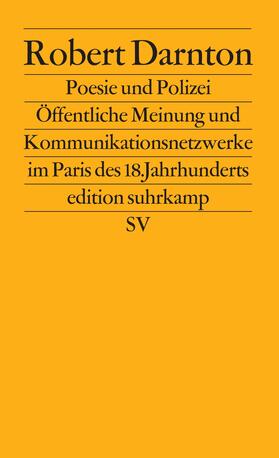 Darnton |  Poesie und Polizei | Buch |  Sack Fachmedien