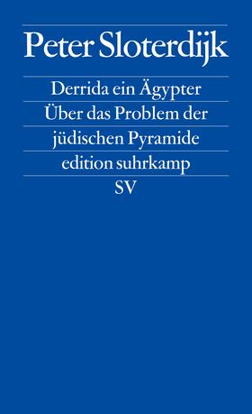 Sloterdijk |  Derrida, ein Ägypter | Buch |  Sack Fachmedien