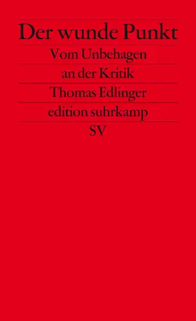 Edlinger |  Der wunde Punkt | Buch |  Sack Fachmedien