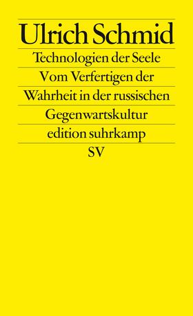 Schmid |  Schmid, U: Technologien der Seele | Buch |  Sack Fachmedien