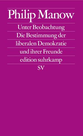 Manow |  Unter Beobachtung | Buch |  Sack Fachmedien