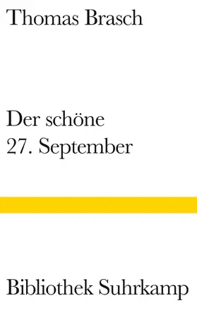 Brasch |  Der schöne 27. September | Buch |  Sack Fachmedien