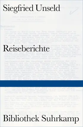 Unseld / Fellinger |  Reiseberichte | Buch |  Sack Fachmedien