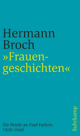 Broch / Lützeler |  »Frauengeschichten« | Buch |  Sack Fachmedien