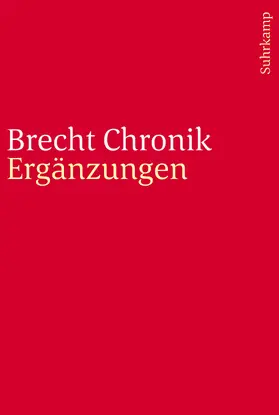 Hecht |  Brecht Chronik 1898–1956 | Buch |  Sack Fachmedien