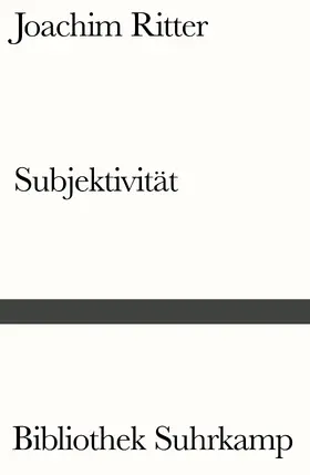 Ritter |  Subjektivität | Buch |  Sack Fachmedien