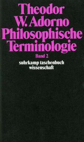 Adorno / ZurLippe / Zur Lippe |  Philosophische Terminologie 2 | Buch |  Sack Fachmedien