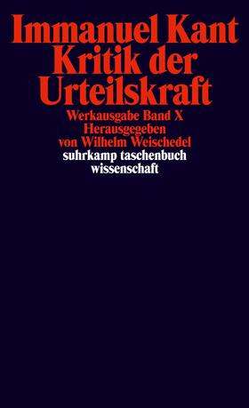 Weischedel / Kant |  Kritik der Urteilskraft | Buch |  Sack Fachmedien