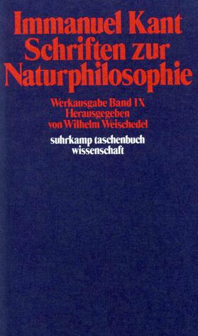 Kant / Weischedel |  Schriften zur Naturphilosophie | Buch |  Sack Fachmedien