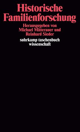 Sieder / Mitterauer |  Historische Familienforschung | Buch |  Sack Fachmedien