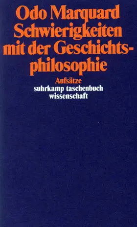 Marquard | Schwierigkeiten mit der Geschichtsphilosophie | Buch | 978-3-518-27994-6 | sack.de