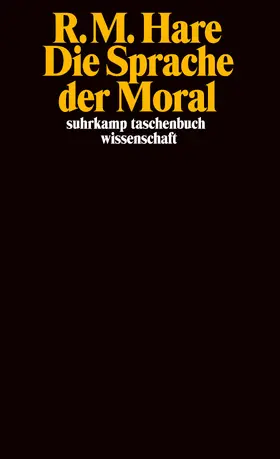 Hare |  Die Sprache der Moral | Buch |  Sack Fachmedien