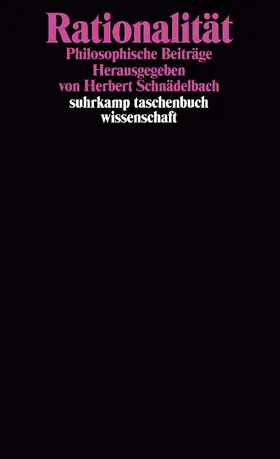 Schnädelbach |  Rationalität | Buch |  Sack Fachmedien