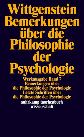 Wittgenstein / Anscombe / Nyman |  Bemerkungen über die Philosophie der Psychologie | Buch |  Sack Fachmedien
