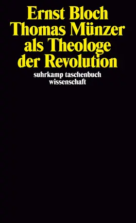 Bloch |  Thomas Münzer als Theologe der Revolution | Buch |  Sack Fachmedien