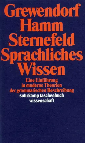 Grewendorf / Hamm / Sternefeld |  Sprachliches Wissen | Buch |  Sack Fachmedien