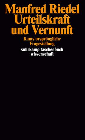 Riedel |  Urteilskraft und Vernunft | Buch |  Sack Fachmedien